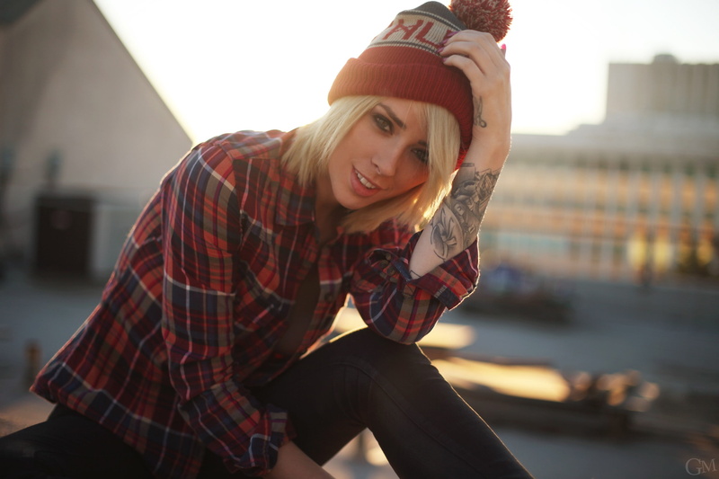 blonde, 1080P, Alysha Nett, women, looking at viewer