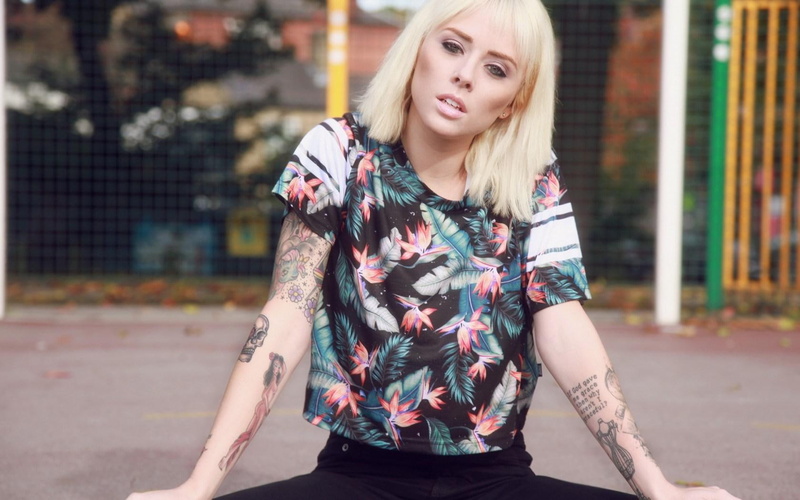 nett, shirt, fashion, white, s, alysha, pink, model, gray, gloral, women, 720P