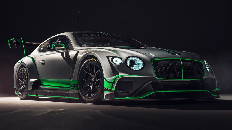 1080P, Sport Car, Race Car, Bentley Continental GT3, Silver Car, Bentley