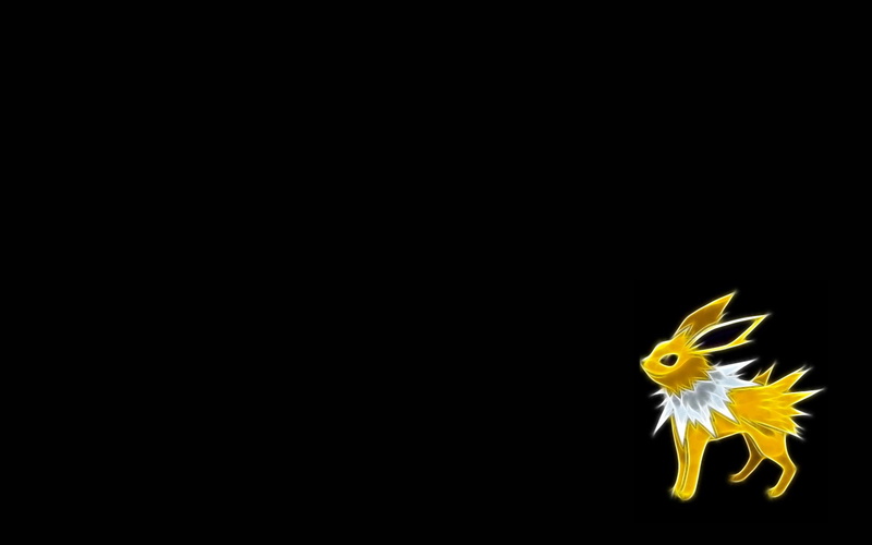 background, black, jolteon, 1080P, pokemon