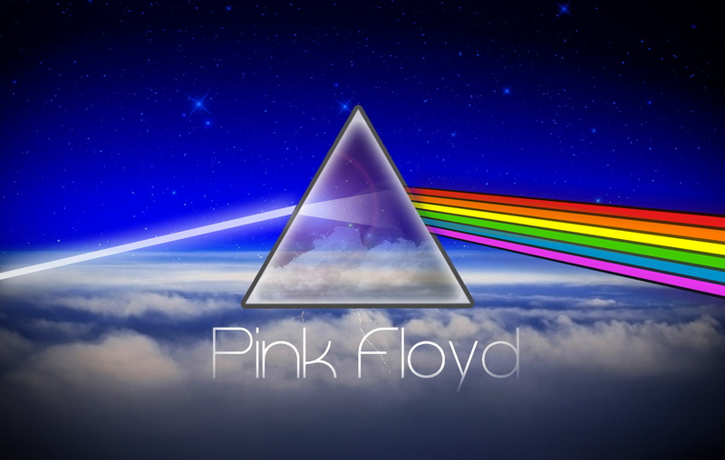 Cloud, Rainbow, Band (Music), Triangle, Sky, Stars, 1080P, Pink Floyd