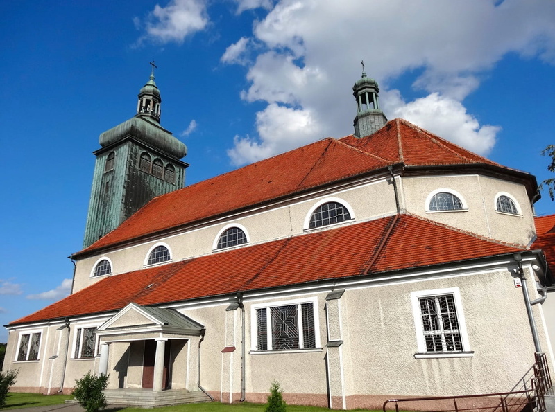 day, belief, sky, nature, church, Church, history, clock, our lady of perpetual help, poland, historic, architecture, low angle view, built structure, old-fashioned