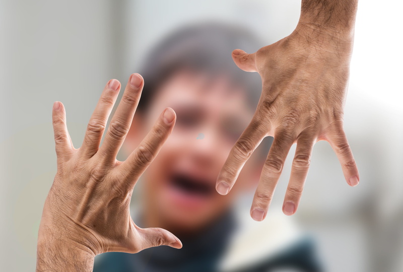 gesturing, brutal, wrist, hand, suppression, cheek, mature adult, slap in the face, two people, human hand, nanny, human arm, focus on foreground, repression