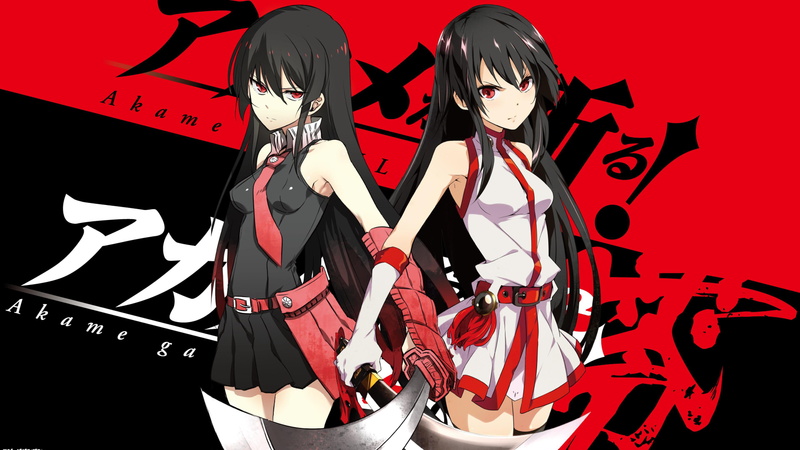 white skin, anime, Akame ga kill, Akame ga Kill!, anime girls, dark hair, 4K, fan art, katana, Akame, white dress, Japanese Art