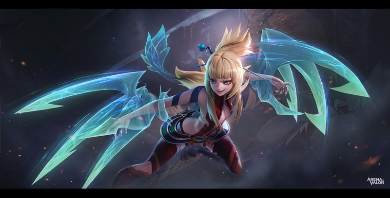 fantasy art, fantasy girl, video game girls, Arena of Valor, PC gaming, 1080P, video game art