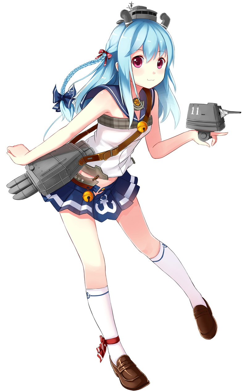 full length, emotion, anime girls, studio shot, activity, cut out, holding, music, shorts, indoors, teenager, white background, adult, one person, Warship Girls