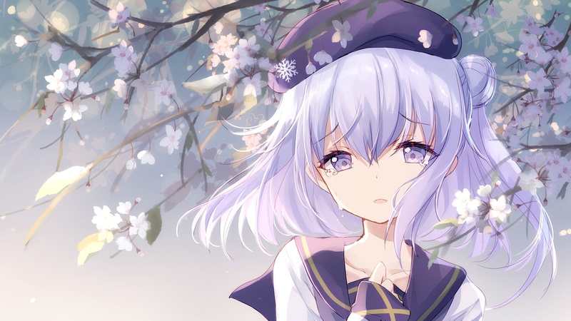 1080P, Crying, Warship Girls, Anime, Yukikaze (Warship Girls)