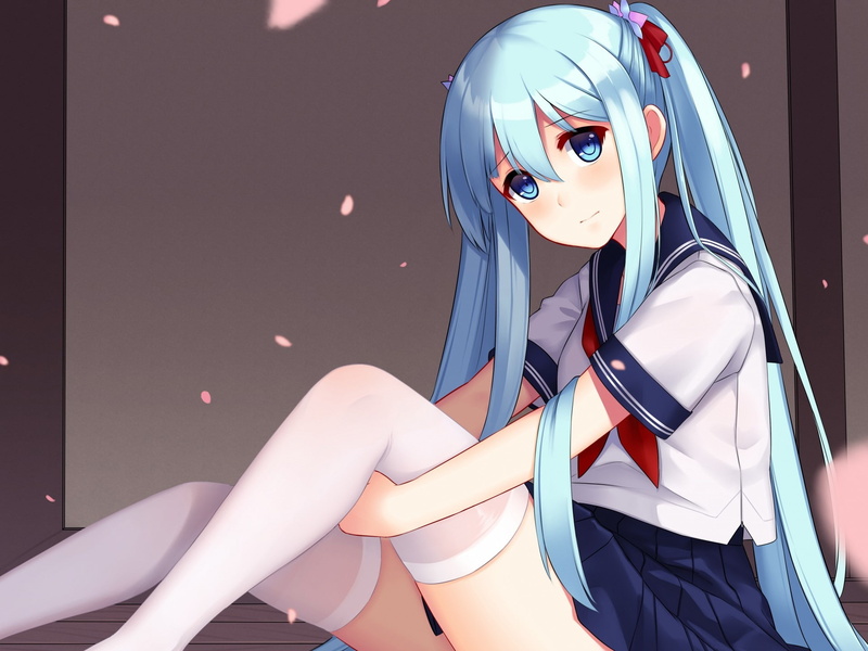 sitting, representation, focus on foreground, adult, shirayuki, warship, young women, hd, clothing, hairstyle, art and craft, 1080P, beautiful woman, wallpap