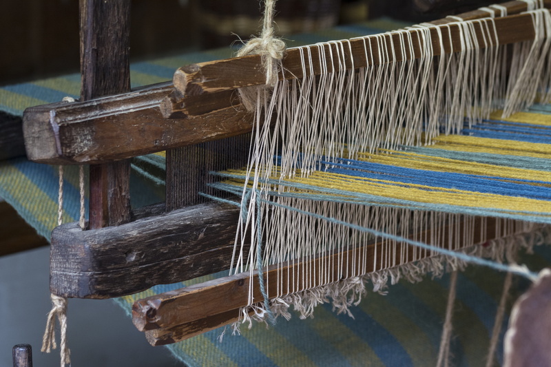 silk, textile factory, textile, business, thread, craft, loom, factory, day, rear, close-up, twente, weavers, wood - material, schering, netherlands, drenthe