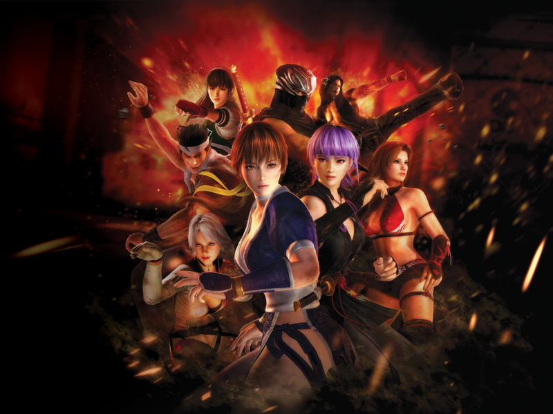 boys, sinobi, women, Ayane, night, seven, dancing, Profit, Akira, girls, young Women, fighters, beautiful, caucasian Ethnicity, Ryu Hayabusa, digital