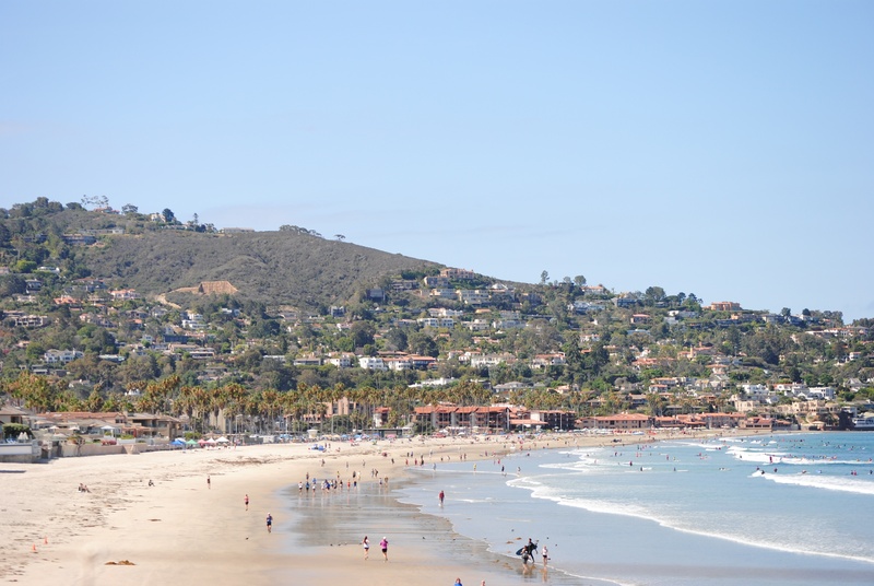 oceanography, outdoors, holiday, coast, incidental people, vacations, scenics - nature, sky, beauty in nature, crowd, sea, sand, la jolla, land, tourism