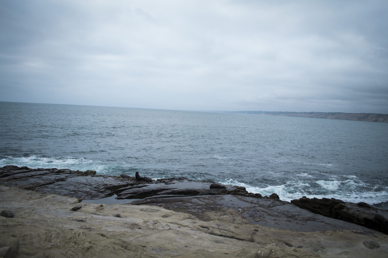 tranquil scene, rock - object, san diego, water, no people, ocean, day, rocky coastline, sky, waves, idyllic, sea, rocks, rock, tranquility, beauty in nature