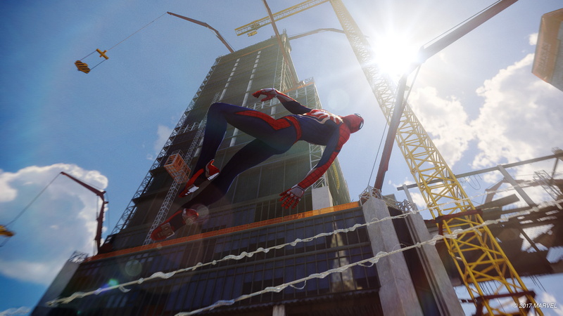 day, lifestyles, mode of transportation, built structure, 2017 games, hd, transportation, lens flare, spiderman, low angle view, architecture, paris games week