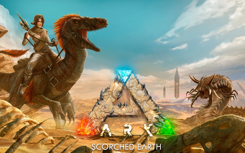 dlc, ark: scorched earth, Games, monsters, 2K, artwork