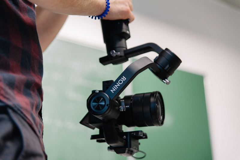 microscope, men, indoors, holding, arts culture and entertainment, photography themes, camera - photographic equipment, camera operator, human body part