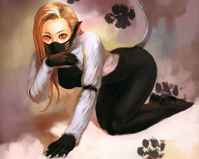 720P, Nekomata, Video Game, Blonde, Kazuma Kaneko, Shin Megami Tensei