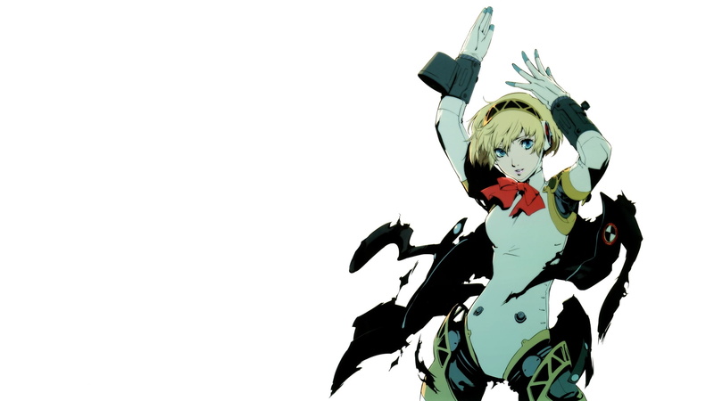 backgroun, video, hd, background, games, persona, blondes, white, girls, simple, Video Games, art, aegis, people, anime, short, 1080P, hair