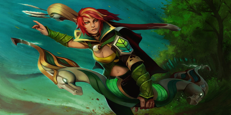 windranger, DotA 2, 1080P, Dota