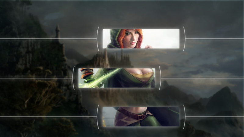 Windranger, Dota 2, 1080P, fantasy Art, Polyscape