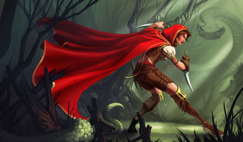cloak, 4K, dota, warrior, bloodseeker, blade