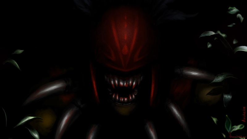 horror, dark, studio shot, people, demon - fictional character, spooky, disguise, Bloodseeker, evil, halloween, Dota 2, art and craft, conflict, fear, mystery
