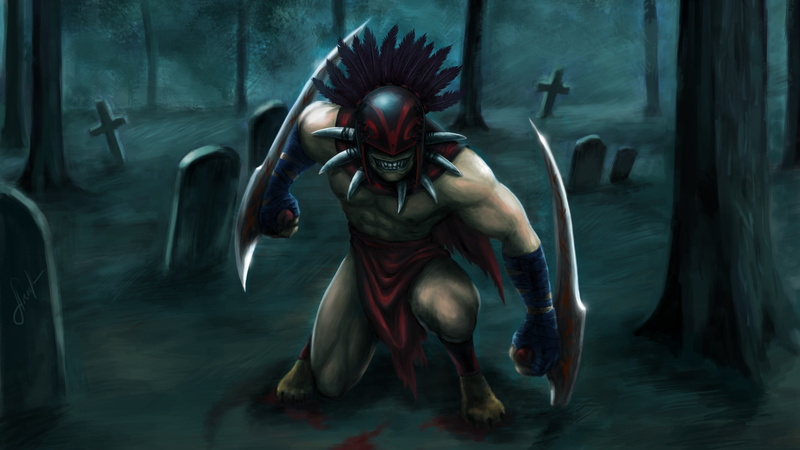 art, dota, 2K, bloodseeker