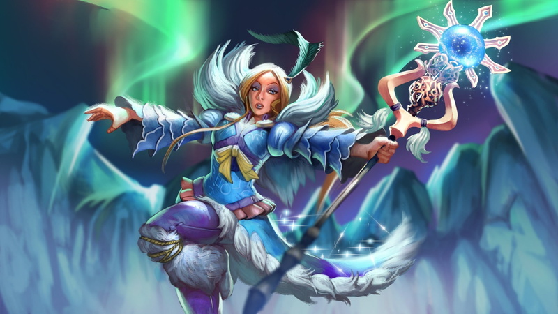 adult, hair, people, defense of the ancient dota dota 2 valve valve corporation heroes video games rylai ice, dancing, females, 1080P, blond hair, togetherness
