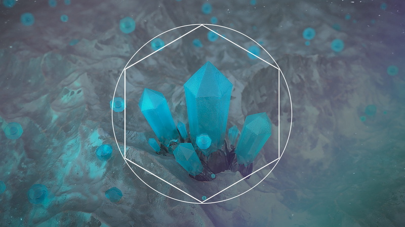 crystal, rock, turquoise colored, stone, transparent, mineral, macro, animals in the wild, fish, graphic, vertebrate, render, day, animal, nature, swimming