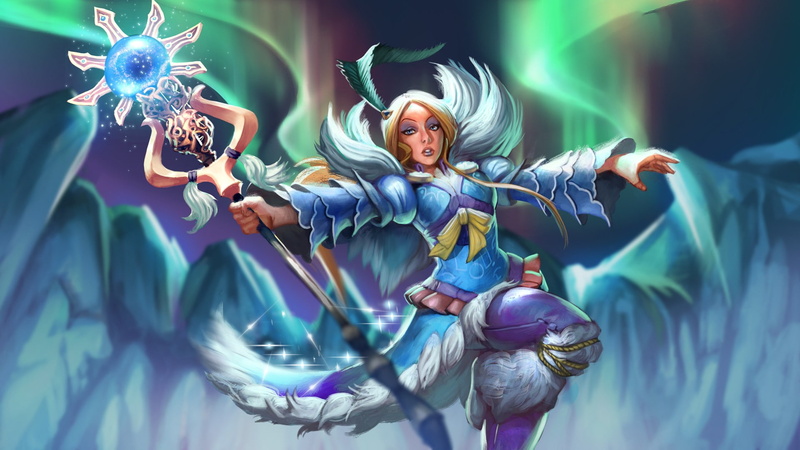 Dota, hero, Valve, 1080P, Dota 2, ice, Rylai, Defense of the ancient, Valve Corporation, video games