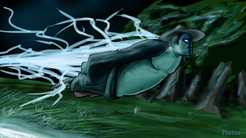 selective focus, water, green color, computer Graphic, night, blue, art and craft, spirit, 1080P, representation, image, dota, animal, no people, motion