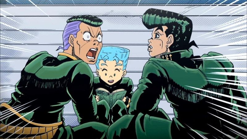 Okuyasu Nijimura, Josuke Higashikata, Koichi Hirose, Anime, Jojos Bizarre Adventure, 1080P