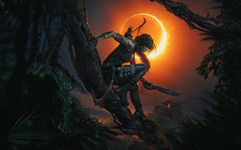no people, Night, Lara Croft, Woman Warrior, plant, raider, nature, Tomb Raider, 1080P, creativity, cloud - sky, art and craft, beauty in nature, representation