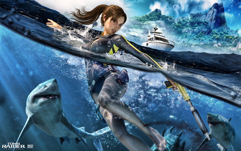 hd, Tomb Raider, croft, raider, video, games, Underworld, lara croft, tomb, 720P, lara, art