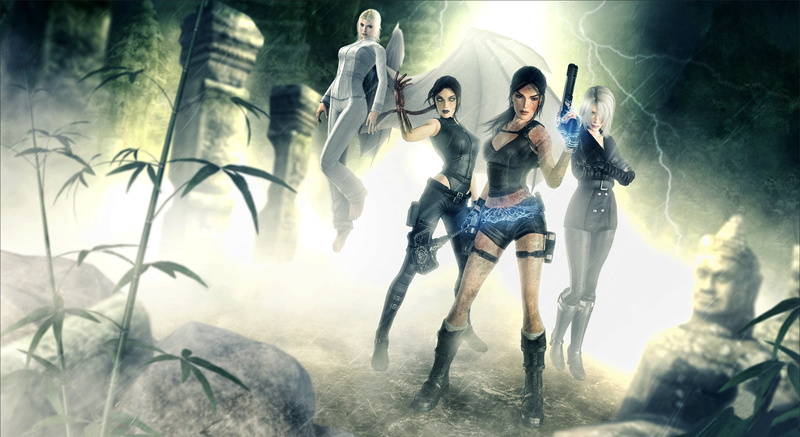 group Of People, real people, women, 1080P, cheerful, leisure activity, crowd, fun, teamwork, adult, teenager, friendship, Lara Croft, characters, cover