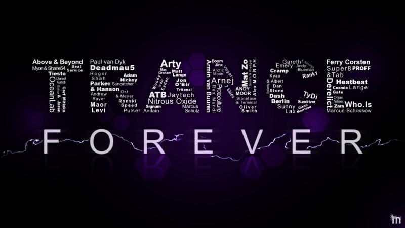 Typography, Trance, 1080P, music