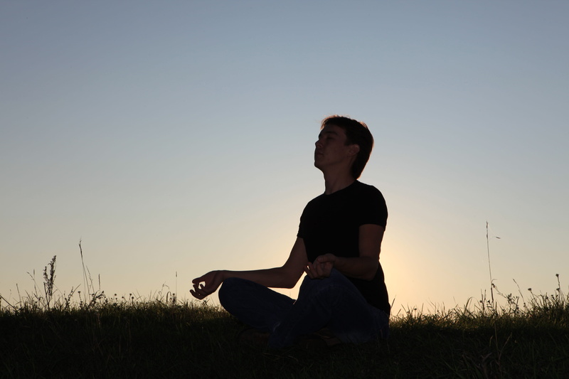 relax, nature, adult, silhouette, casual clothing, outdoors, posture, healthy, vacations, sun, summer, meditating, pose, sunset, health, cross-legged, side view