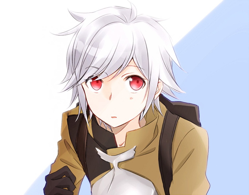 Bell Cranel, white background, clothing, young women, females, hairstyle, front view, close-up, blond hair, Anime, one person, real people, beauty, young adult