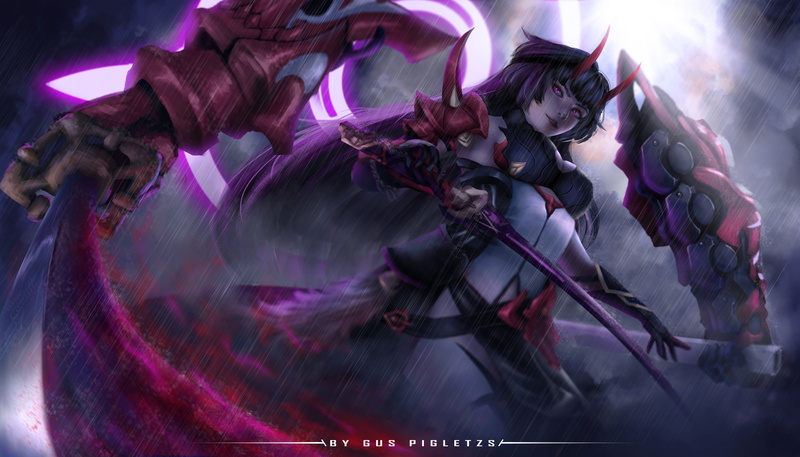 5K, Raiden Mei, character design, anime games, Honkai Impact, Honkai Impact 3rd