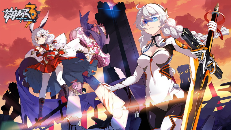 Kiana Kaslana, Video Game, Bronya Zaychik, Honkai Impact 3rd, 1080P