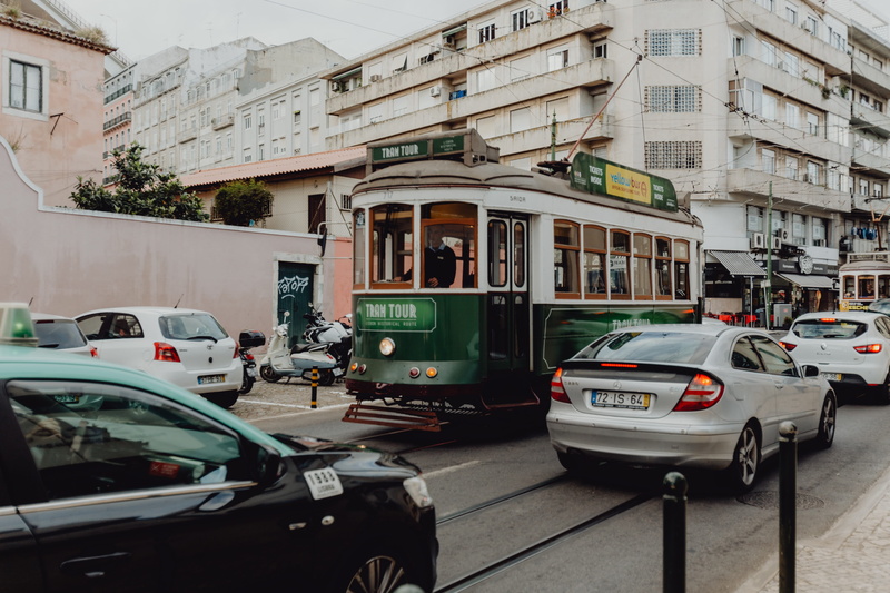 built structure, architecture, incidental people, lisboa, 5K, day, motor vehicle, car, transportation, street, road, city life, city, Europe, mode of transportation