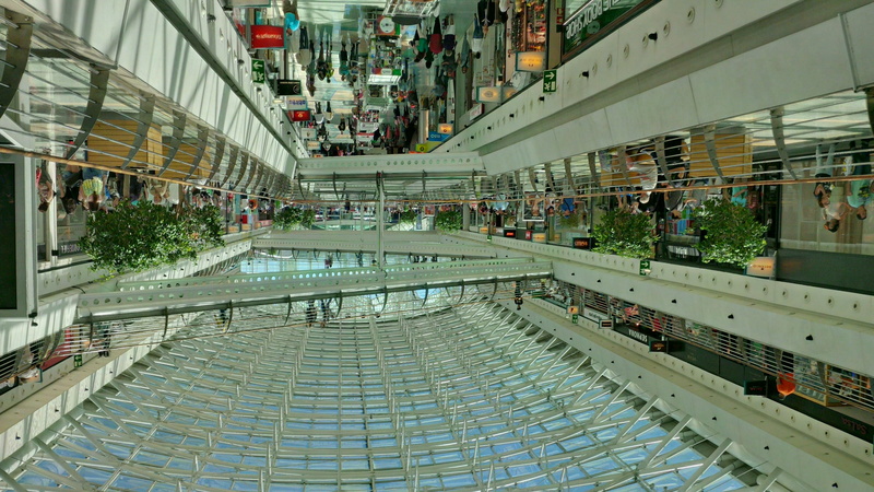 parque expo 98, architecture, estructura metálica, building, group of people, expo 98, city, ceiling, glass - material, store, day, portugal, outdoors