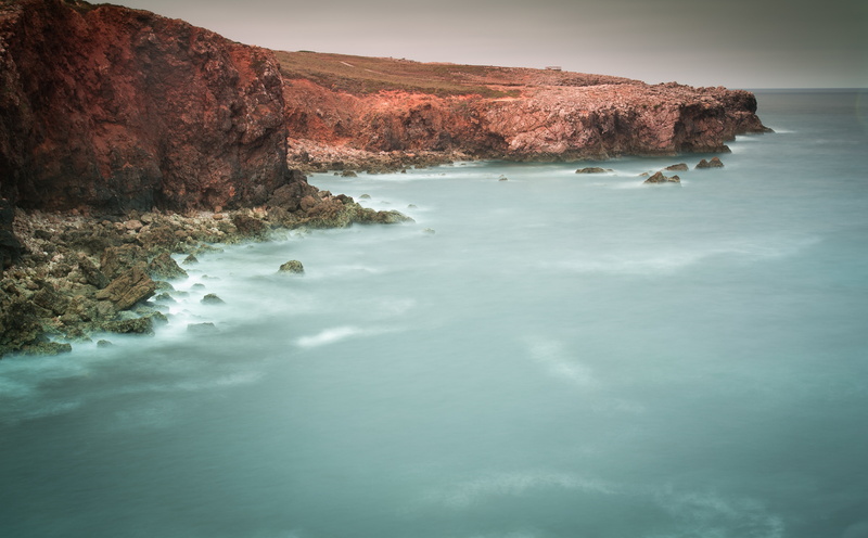 rock formation, tranquility, Mark, density, 5K, Coast, Scene, Portugal, Scenery, Ocean, non-urban scene, Aljezur, water, outdoors, tranquil scene, Atlantic