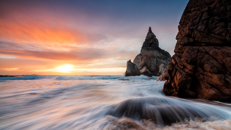 Beaches, roca, cabo, sintra, portugal, 2K, da