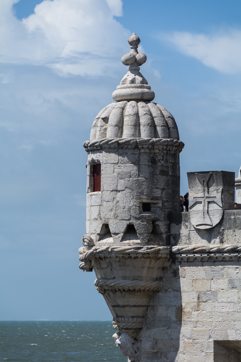 horizon over water, portugal, no people, tower, day, Belém, sculpture, religion, nature, sky, travel destinations, Tower Of Belém, place of worship, lisbon