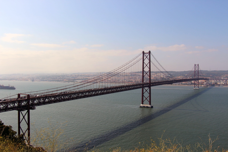 cloud - sky, famous Place, light, architecture, bay, 5K, Portugal, iron, built structure, engineering, day, suspension Bridge, monument, connection, sea