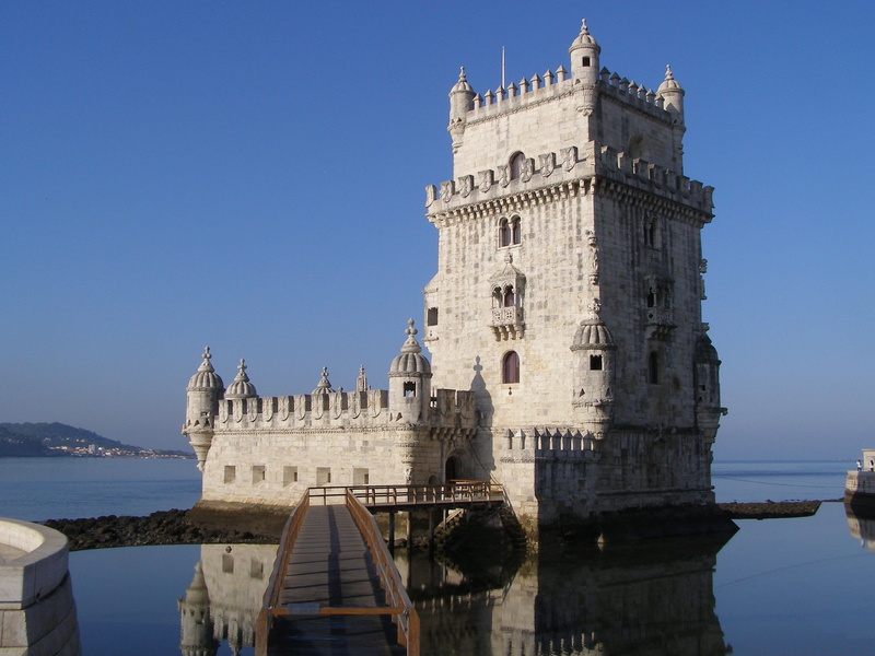 sight, clear sky, exterior, day, travel destinations, the past, attraction, architecture, nature, built structure, sky, city, daylight, no people, Belem Tower
