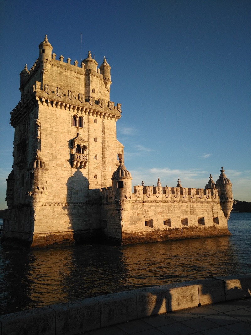 sky, fort, castle, no people, the past, waterfront, 4K, building, lisbon, travel destinations, belem, travel, tourism, built structure, day, building exterior