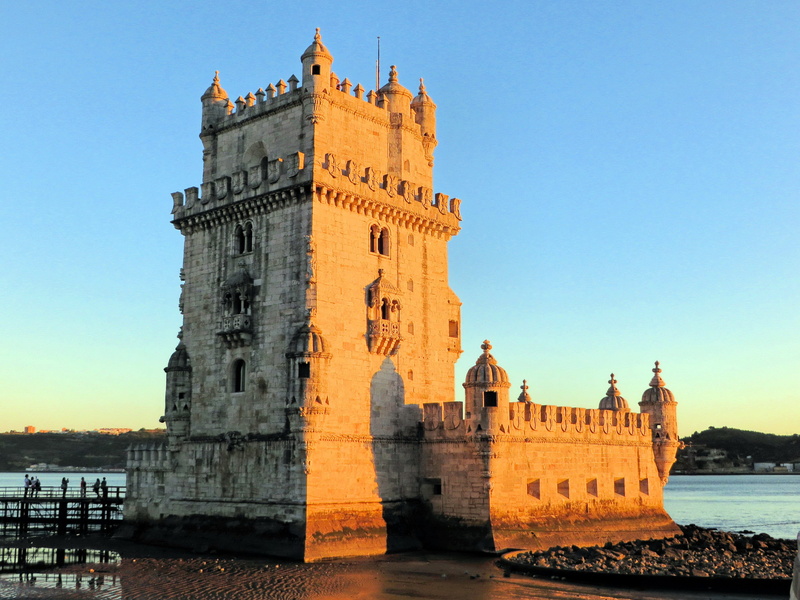 sunlight, Lisbon, monument, slots, waterfront, river, Tower, travel destinations, government, sea, rampart, no people, tourism, Belem, nature, water, building