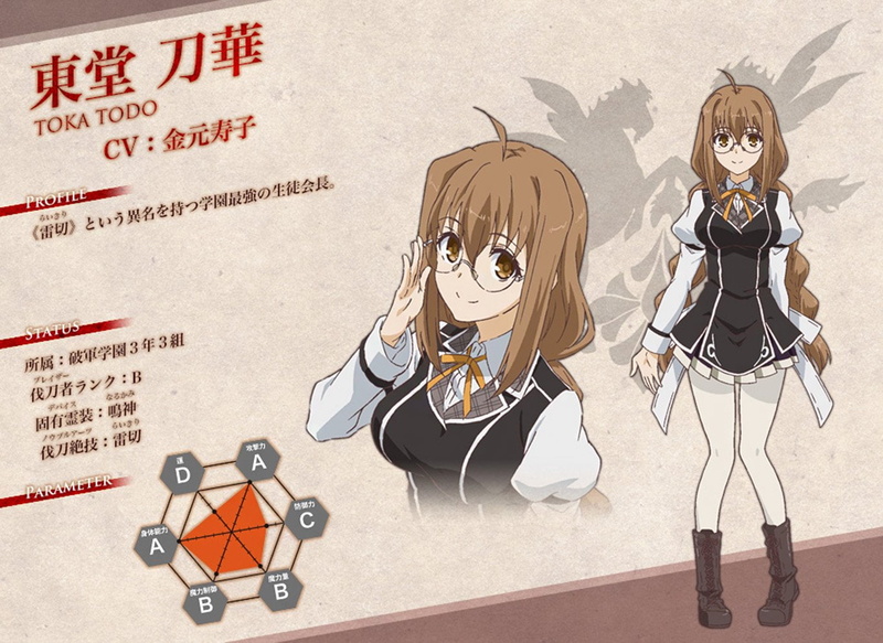 Anime, 720P, Chivalry of a Failed Knight, Tohka Todo