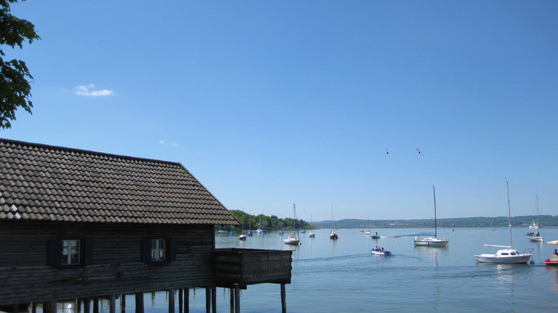 sea, water, no people, outdoors, scenic, spring, clouds, nature, summer, Germany, built structure, shoreline, dock, blue, Lake, sky, Boats, travel, trees